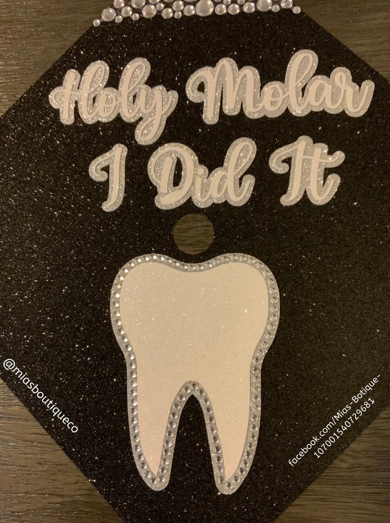 Dental Graduation Cap Topper/ Dental Graduation Cap / Holy Etsy