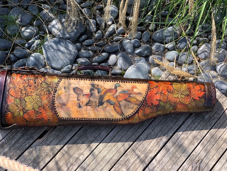 Exclusive Handtooled Leather Rifle Case ONLY PREORDER Etsy
