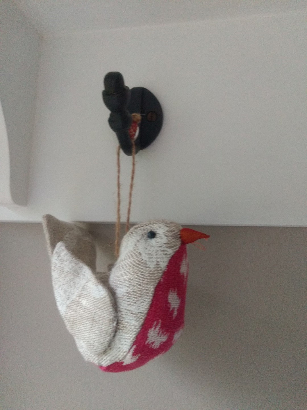 Hanging Fabric Bird Ornament Etsy