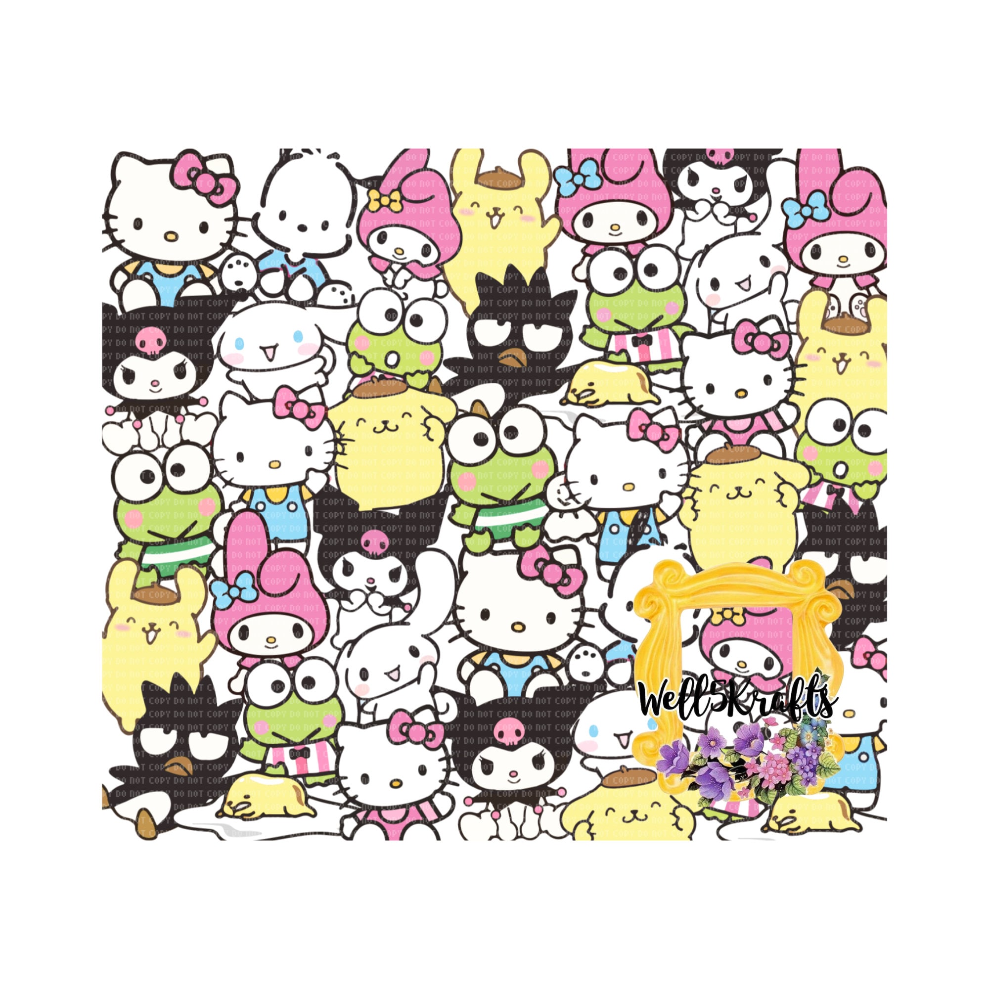 Hello Kitty Sticker Bomb