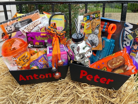 Halloween Gift Boo Baskets Customized for All Ages Etsy Australia