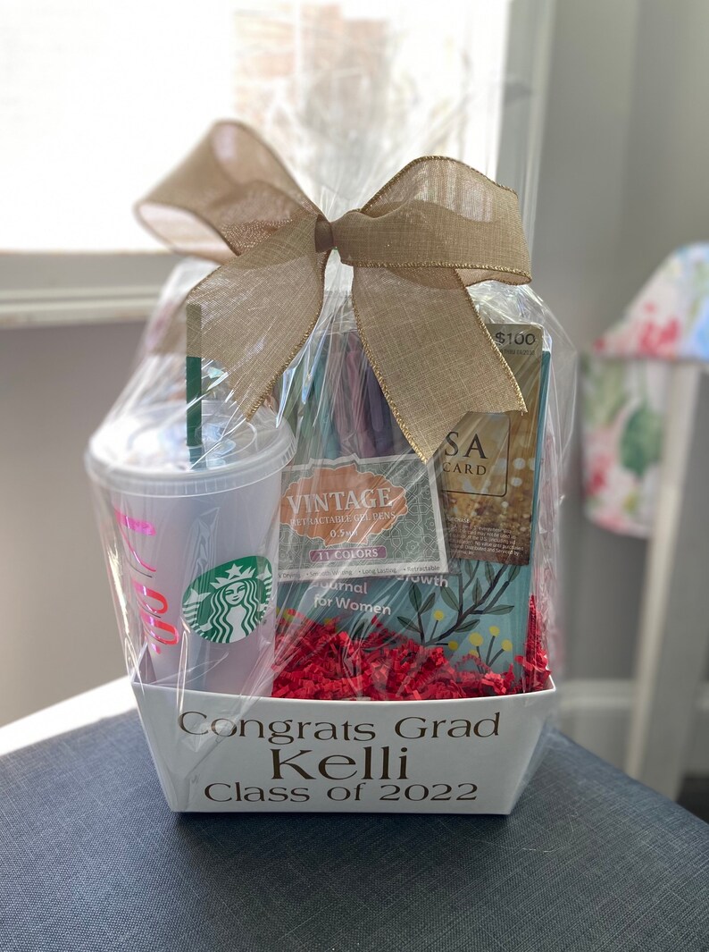 Graduation Basket for All Budgets Etsy