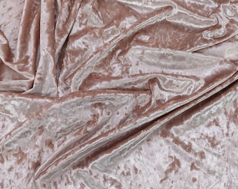 4 Colors Crush Velvet Fabric - Ice Velvet/ Stretch Velvet Fabric - Fabric by the Yard