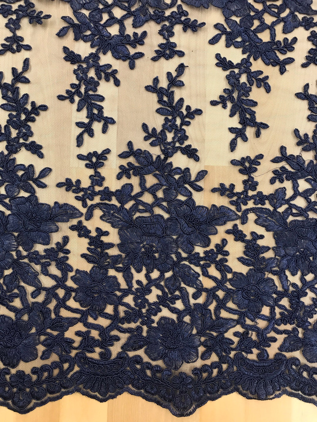 4 Colors of Flower Lace Fabric by the Yard/bridal Lace Fabric by the Yard - Etsy