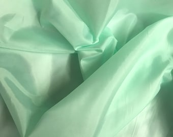 Mint Polyester Lining Fabric - By the Yard