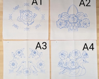 Napkins for embroidery/ Servilletas para bordar/ Style A