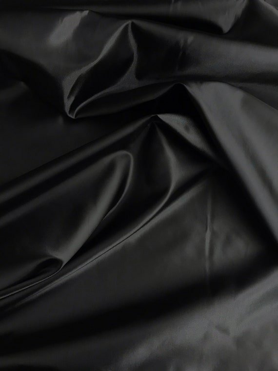 Black Polyester Lining Fabric - By the Yard **SALE**