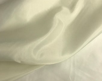 Ivory Polyester Lining Fabric - By the Yard