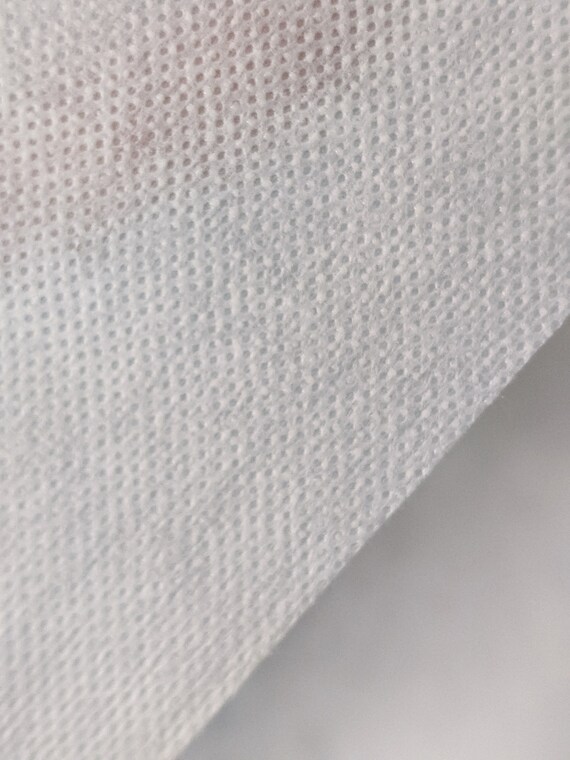 Cali Fabrics Grey 60 Nonwoven Fusible Interfacing Fabric by the Yard