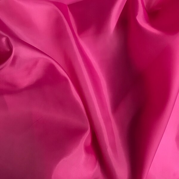 Fuchsia Polyester Lining Fabric - By the Yard