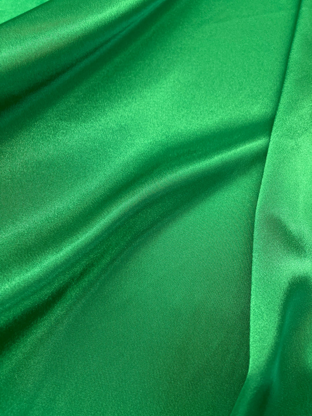Spring Green Stretch Charmeuse Fabric main image 1