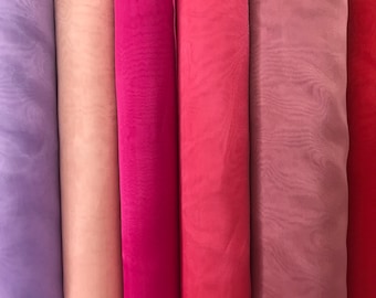 Dusky Crystal Organza Fabric