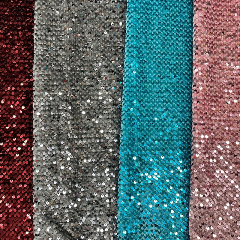 Sequin Fabric - Etsy