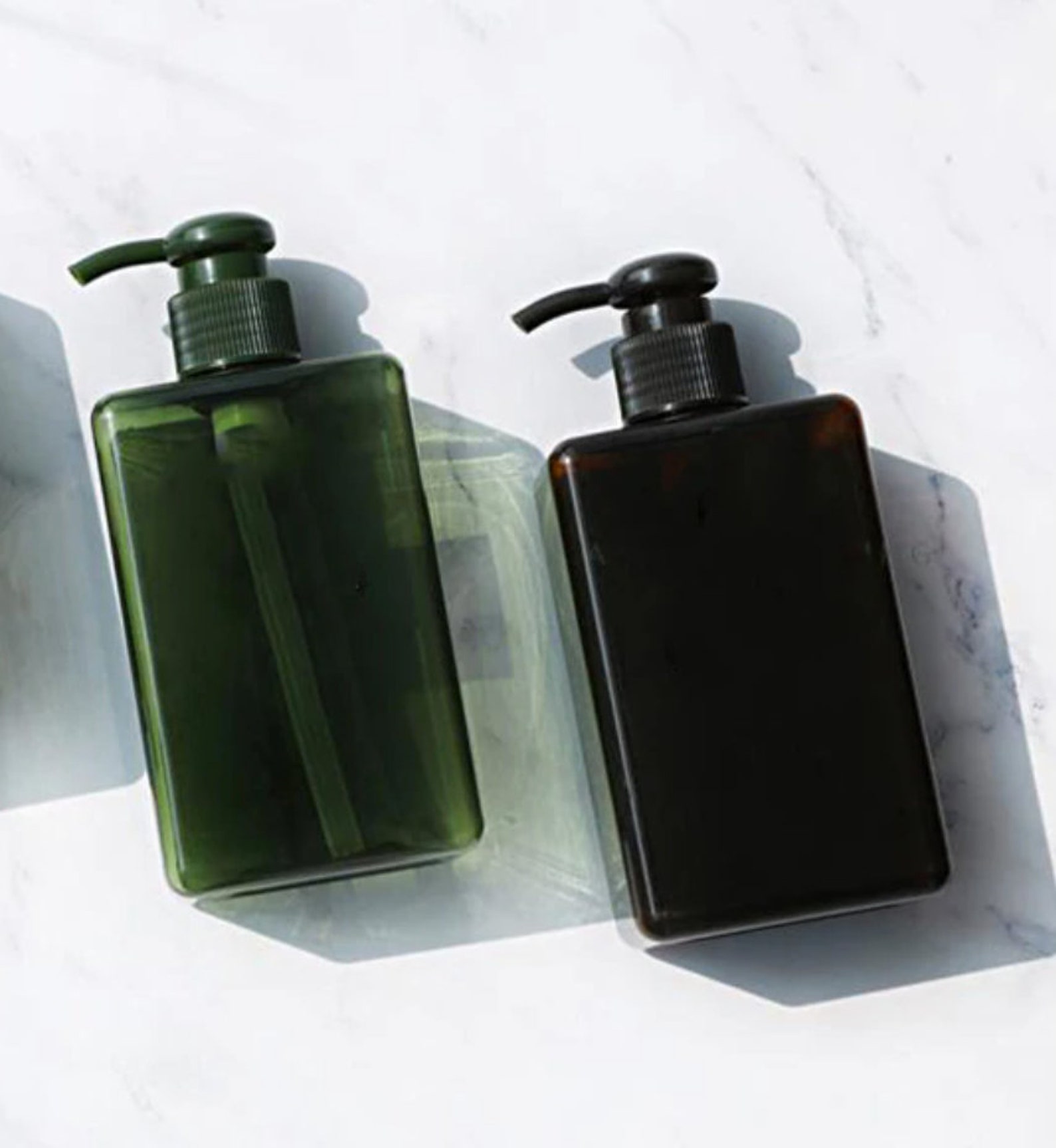 NEW Empty REFILLABLE Soap and Lotion Bottles Square BPA Free Etsy