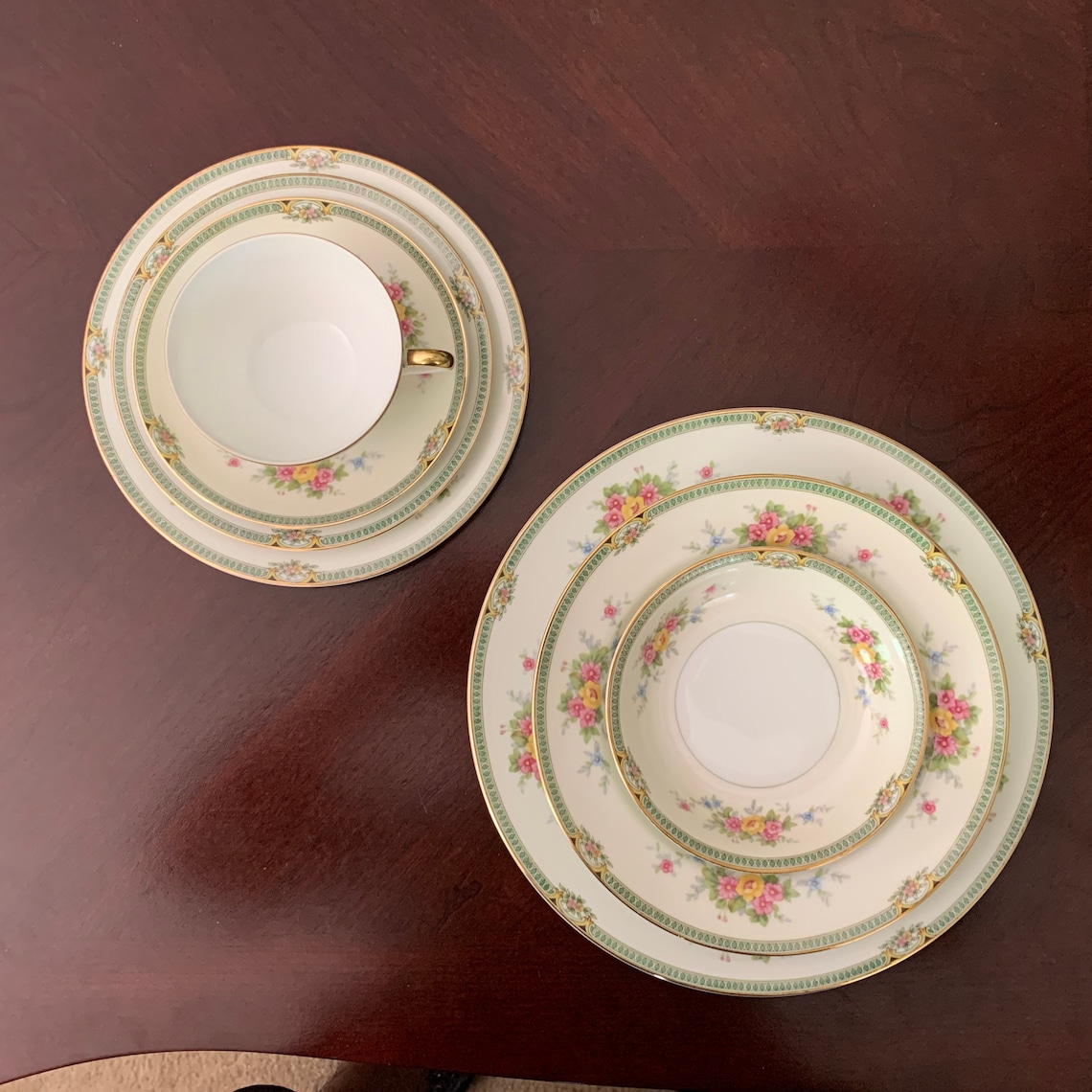 Vintage Noritake Floweree Fine China Gold Trim Pattern 86558 Etsy