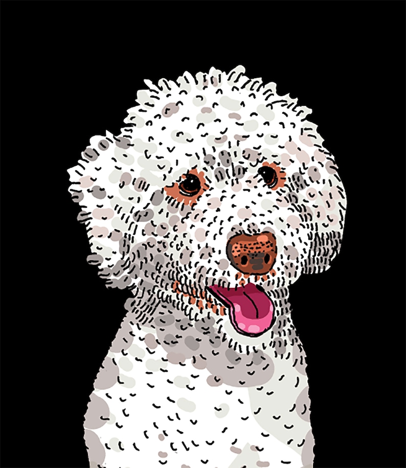 Pet Portrait on Solid Color image 6