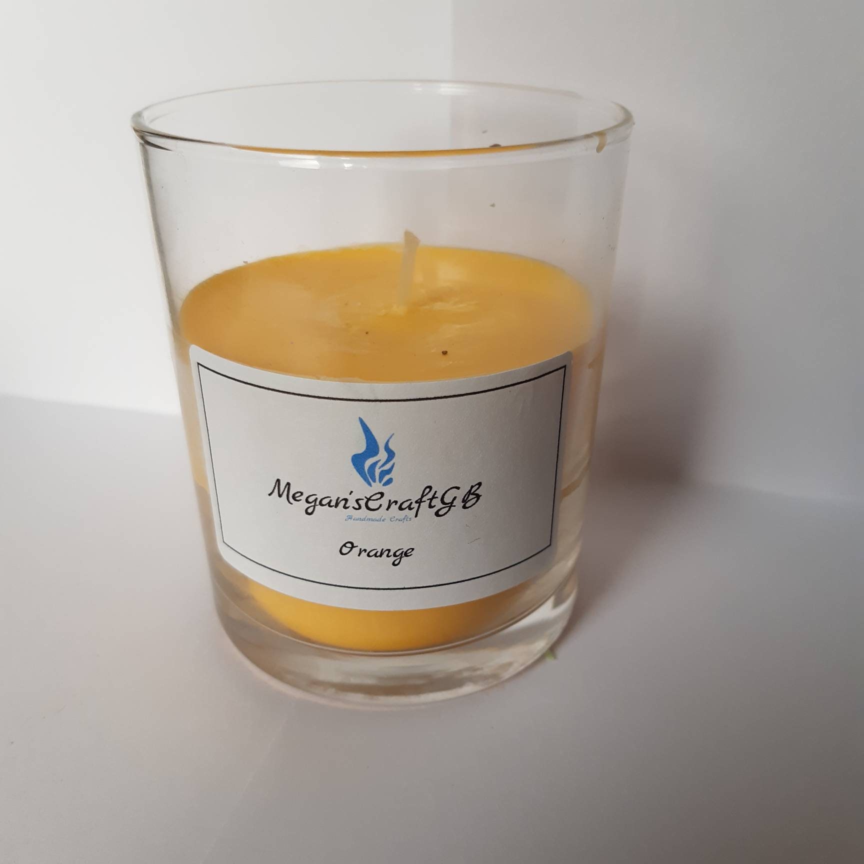 Orange Scented Candle Etsy