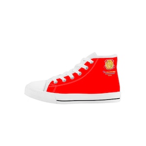 TR Racing Kids High Top Canvas Shoes