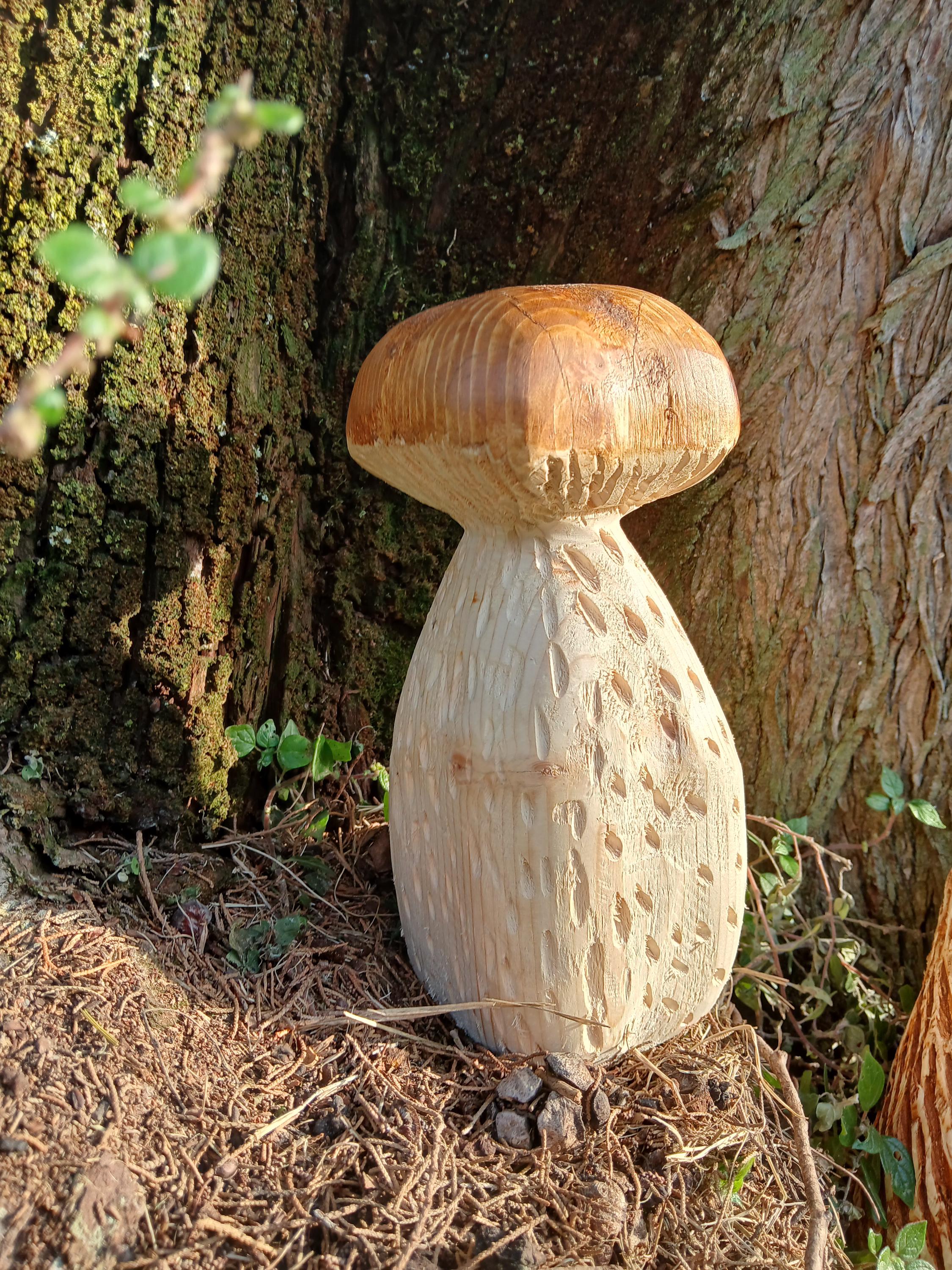 Grande Scultura di Fungo in Vetroresina per Giardino Esterno Decorazione a Forma di Fungo per Eventi per Bambini