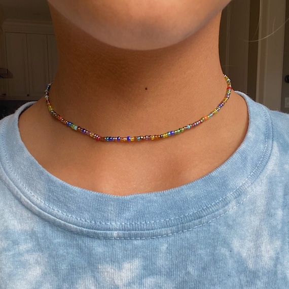 Etsy beaded deals choker