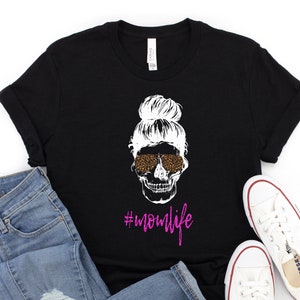 Mom life skull sweatshirt clearance