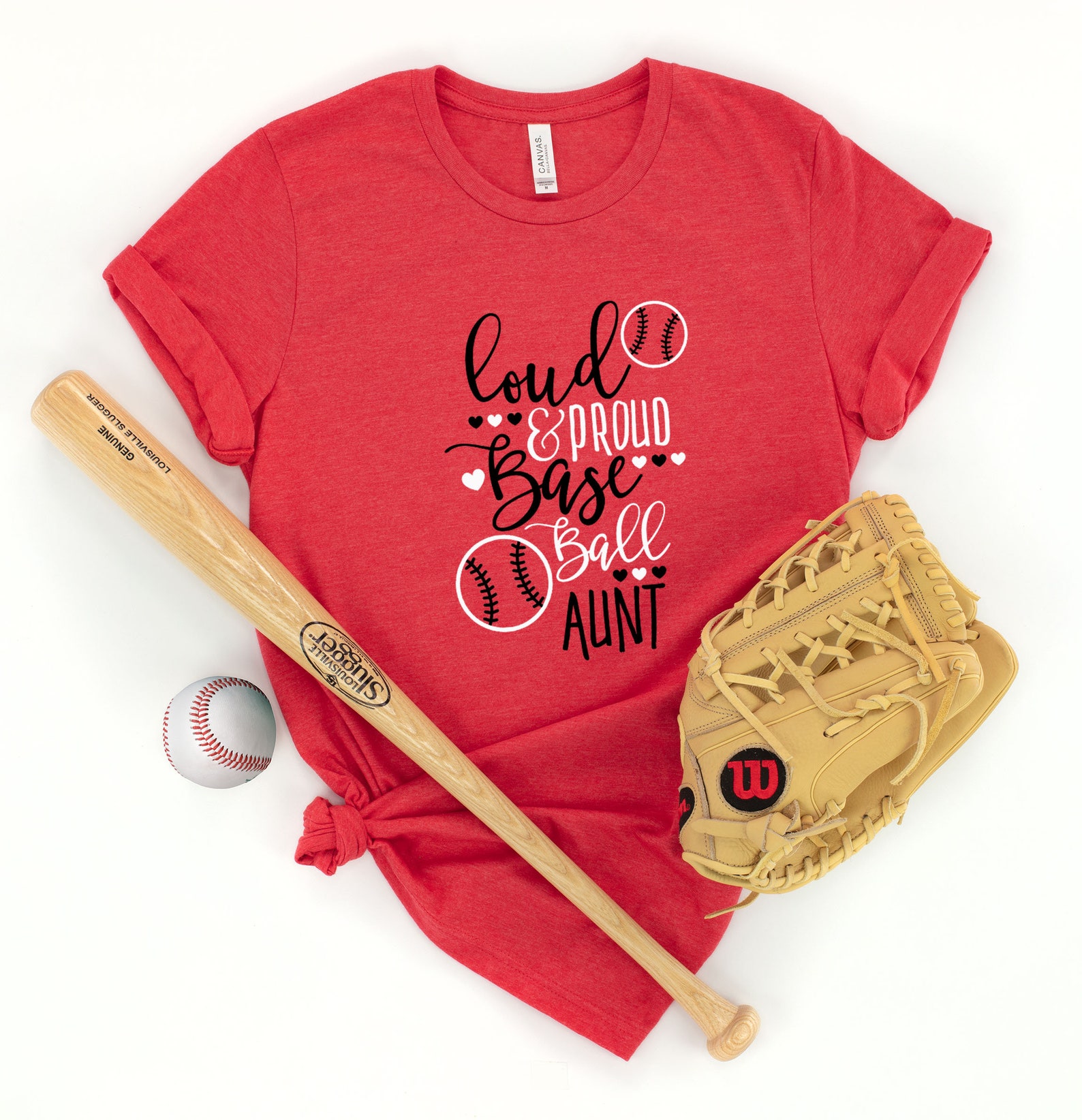Baseball Aunt Shirt Baseball Shirts for Women Loud Proud Etsy