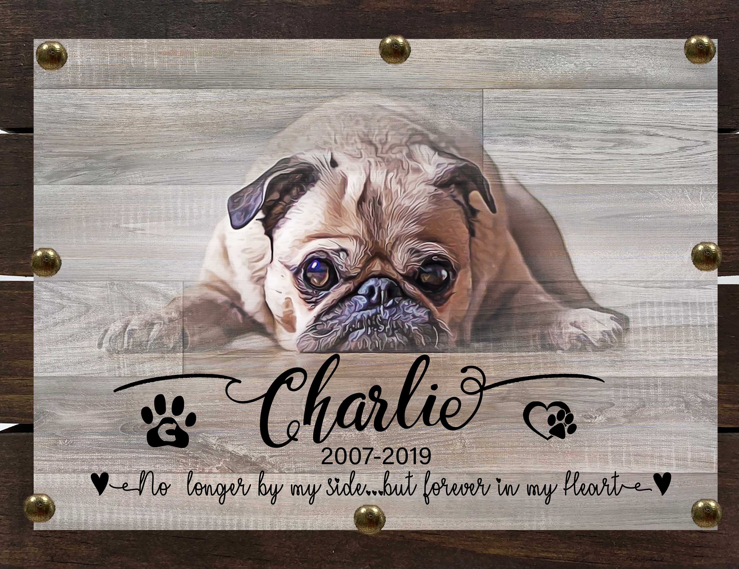 Dog Memorial Portrait Pet Painting from Photo Custom Pet Etsy