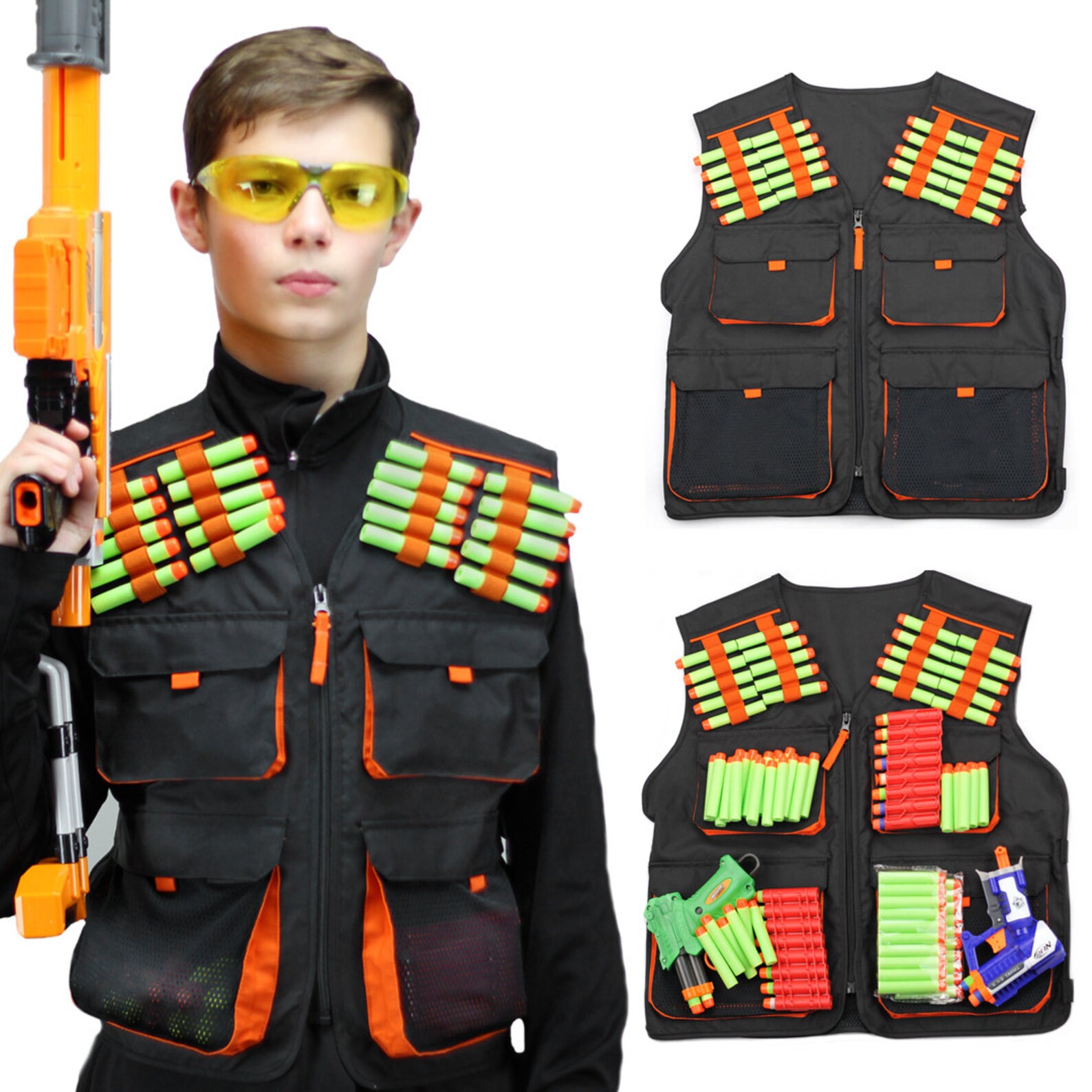 Hero Blasters Nerf Vest for Kids Adults Etsy