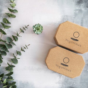 Cork Yoga Bricks | Eco-Friendly Support Block | Sustainable Prop - LAST STOCK