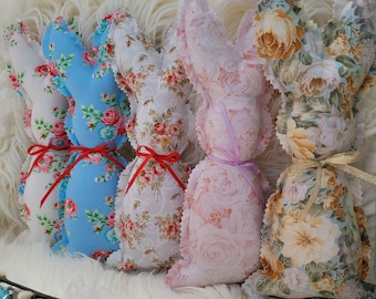 Decorazioni pasquali a di carota, set di 4 giocattoli rustici farciti a