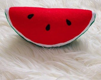 Felt watermelon slice , felt watermelon