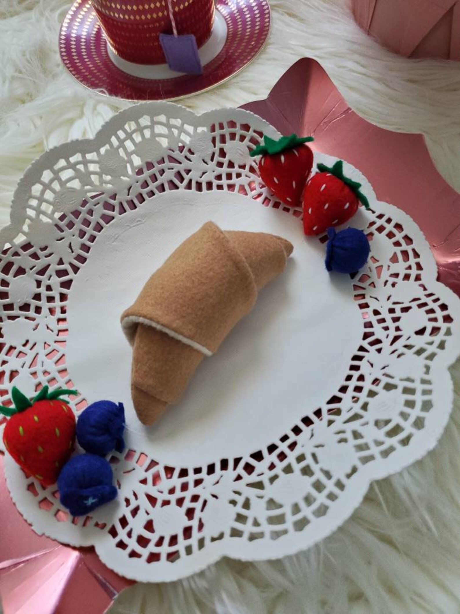 Felt Croissant Felt Desert Felt Food Felt Breakfast Etsy