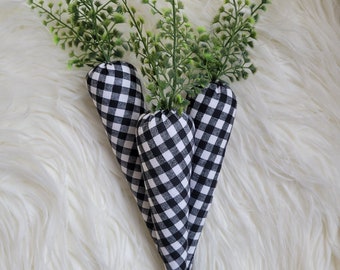 Zanahorias de tela para Pascua, decoración de granja, decoración de Pascua, decoración de primavera, relleno para jarrones, zanahorias