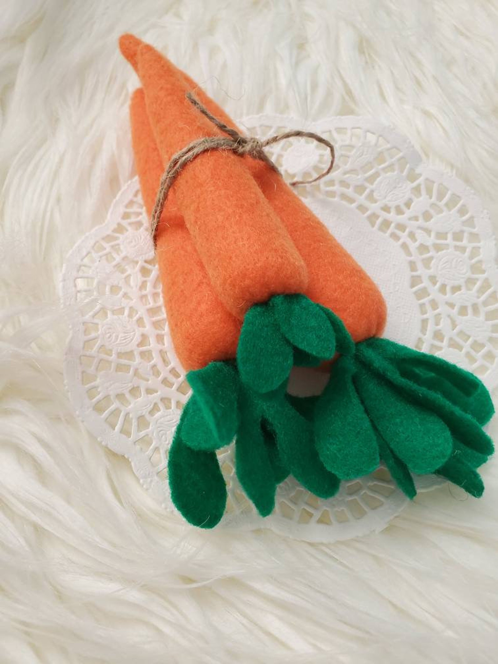 Felt Carrots Felt Pretend Vegetables Felt Pretend Food Etsy