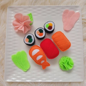 Felt sushi set , felt food