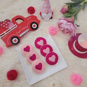 Felt cookies , felt sugar cookies , felt food, felt bakery , pretend play cookies