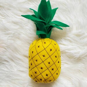 Felt pineapple,  felt fruits