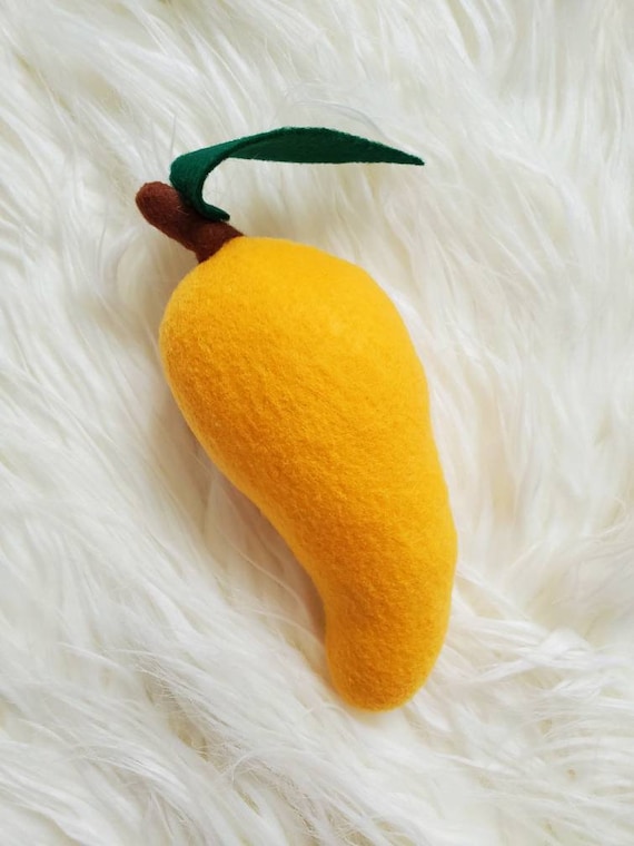 Felt Mango Felt Fruits Etsy