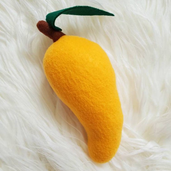 Felt mango , felt fruits