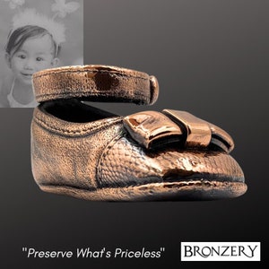 Personal Baby Shoe Bronze Plated Digital Gift Certificate, gift Baby shoes, Baby shower, gifts for parents, bronze, baby keep sakes image 7