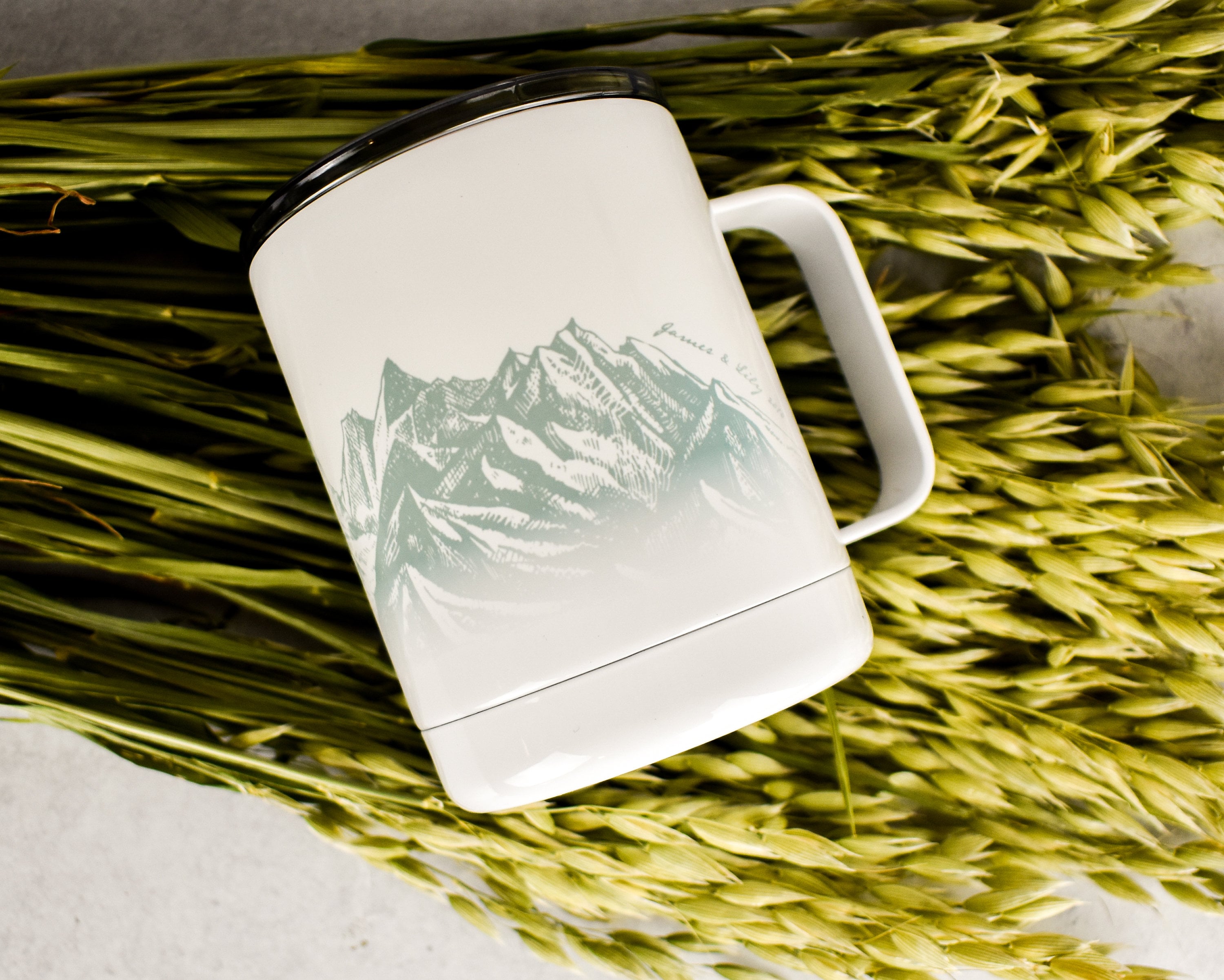 Custom Mountain Travel Mug Randonnée Outdoors Adventure Mug Etsy