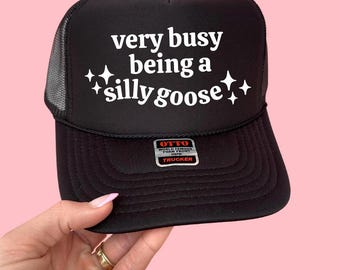 Silly Trucker Hat | Very Busy | Mom Life | Errand Hat