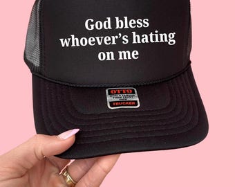 God Bless Trucker Hat: Funny Summer Cap
