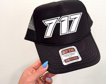 Motocross Number Trucker Hat