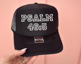 Bible Verse Trucker Hat | Psalm 46:5 | God Is Within Her She Will Not Fall