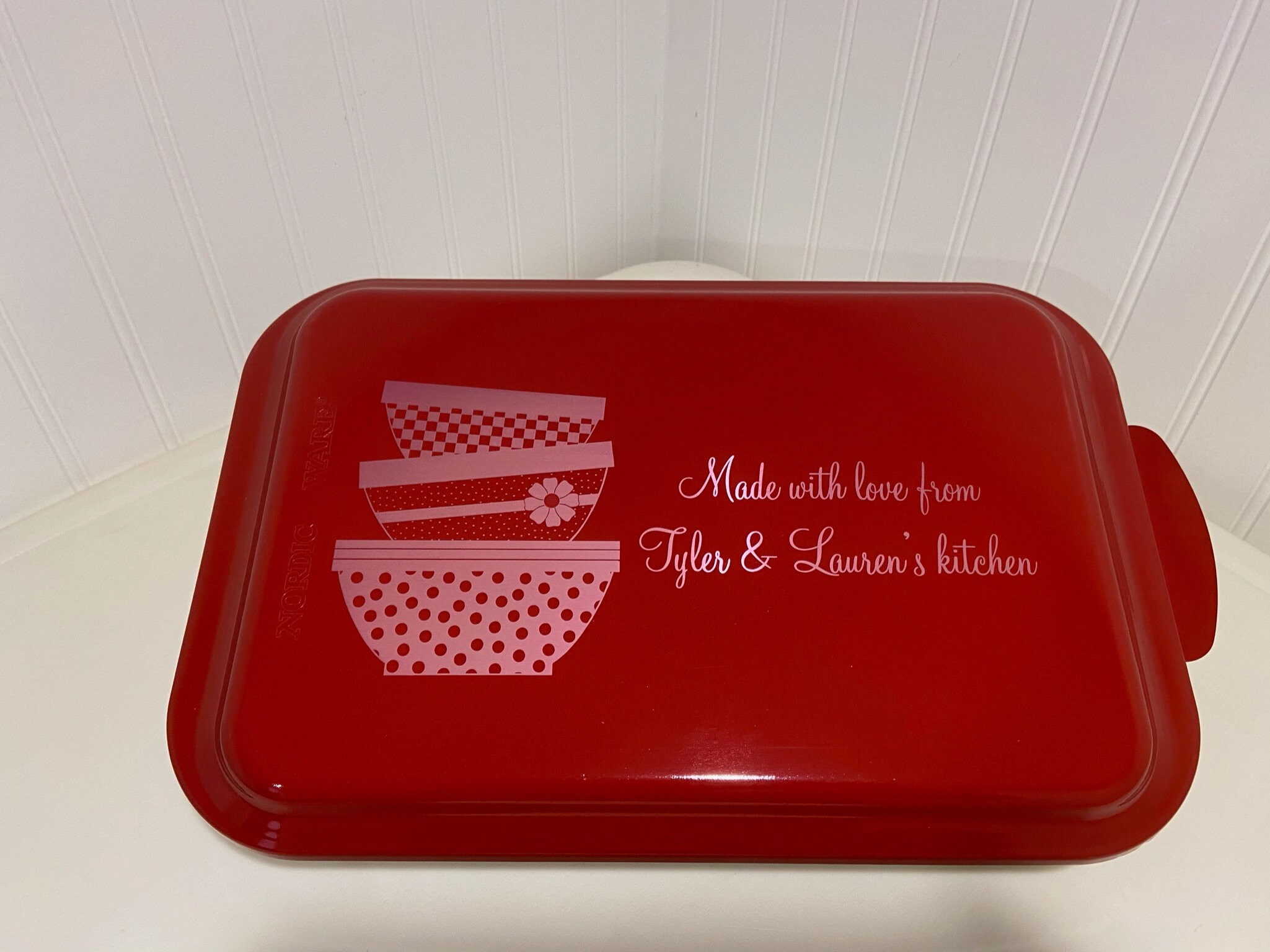 Personalized Nordic Ware Aluminum Cake Pan Vintage Mixing Etsy