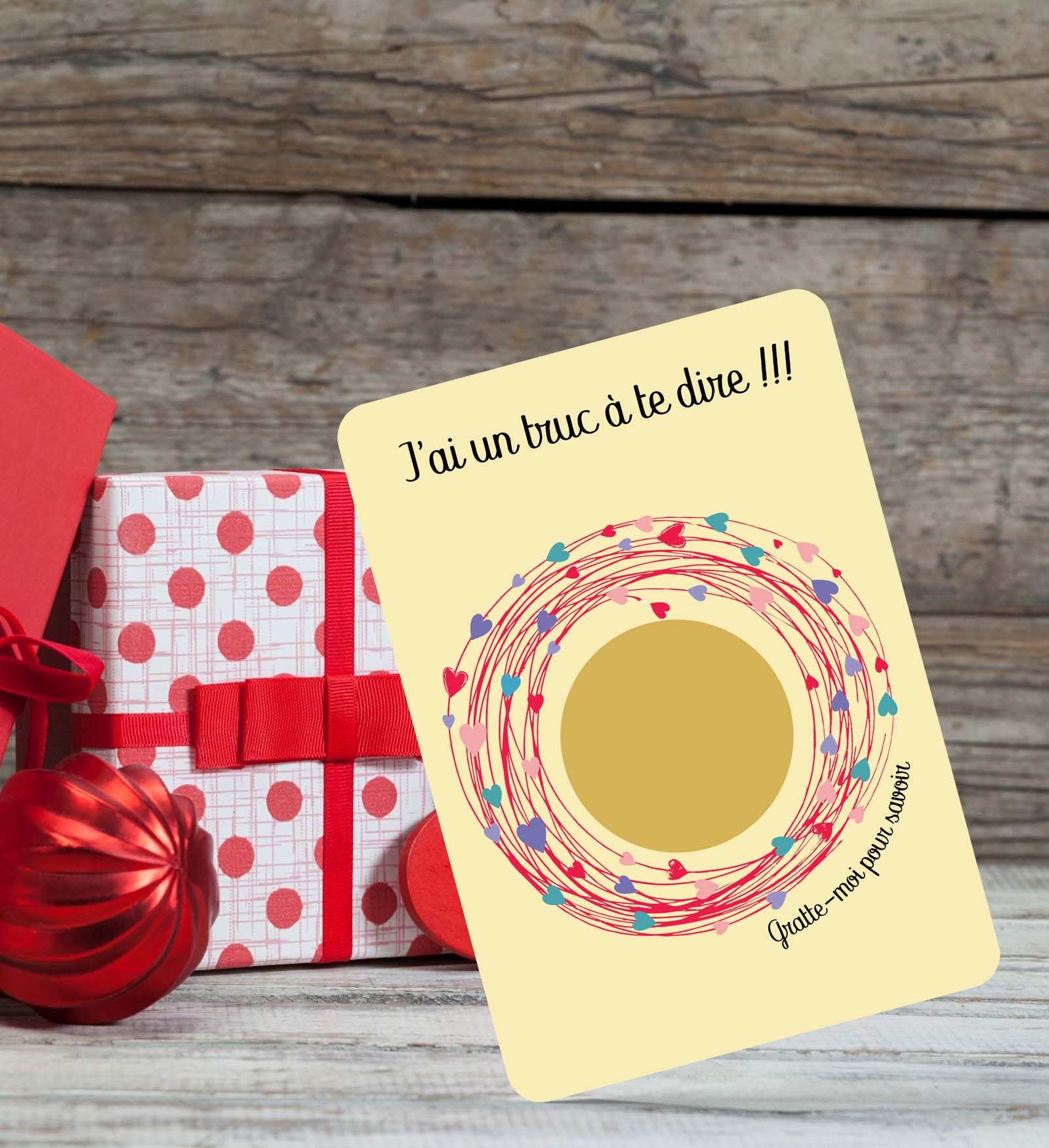 Buy wholesale Couple gift, Valentine's Day card, Valentine's Day idea,  customizable scratch cards, travel announcement, baby announcement, civil  partnership request, wedding, stationery, scratch gift voucher,  personalized gift, godfather request