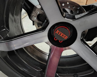 Can-am Ryker (chariot Spike) Wheel Center Cap Set With Mounts (3 Piece ...
