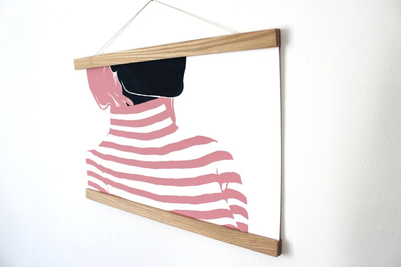 Frame Poster hanger Art print holder Etsy