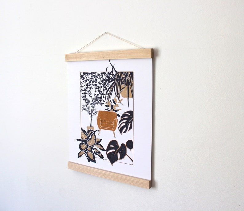 Frame Poster hanger Art print holder Etsy